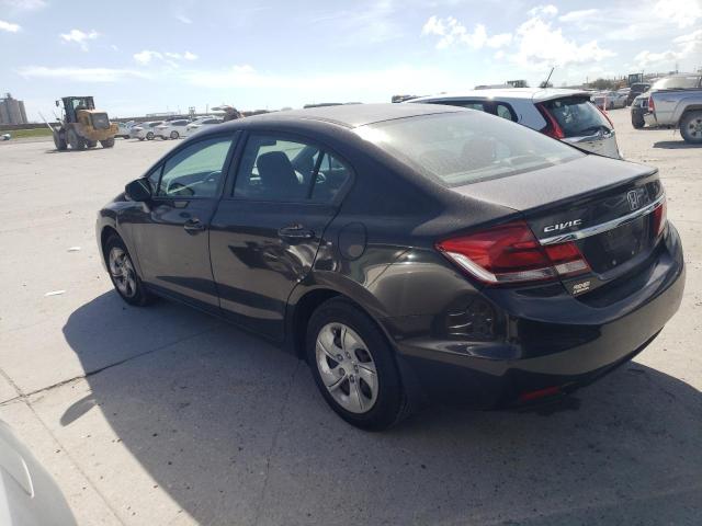 2HGFB2F59DH590740 - 2013 HONDA CIVIC LX BROWN photo 2