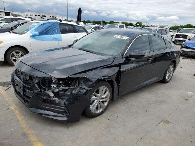 1HGCV1F16KA105774 - 2019 HONDA ACCORD LX BLACK photo 1