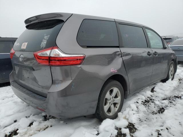 5TDZZ3DC3HS879229 - 2017 TOYOTA SIENNA GRAY photo 3