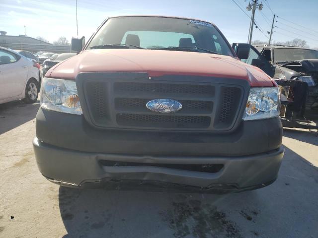 1FTRF12287NA48658 - 2007 FORD F150 RED photo 5