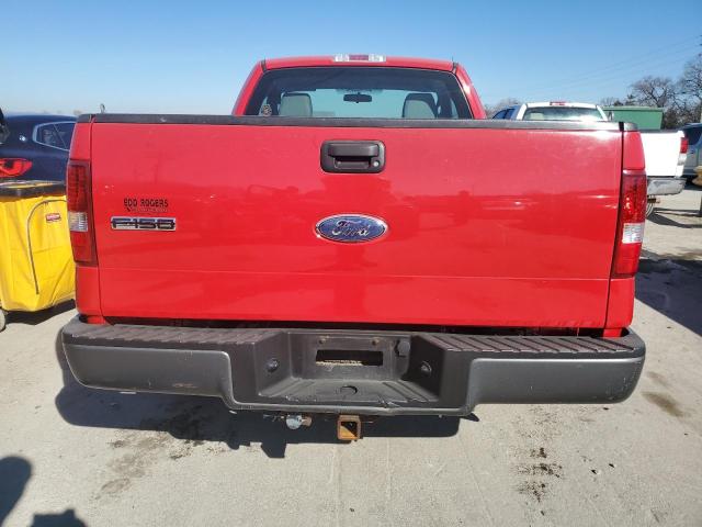 1FTRF12287NA48658 - 2007 FORD F150 RED photo 6