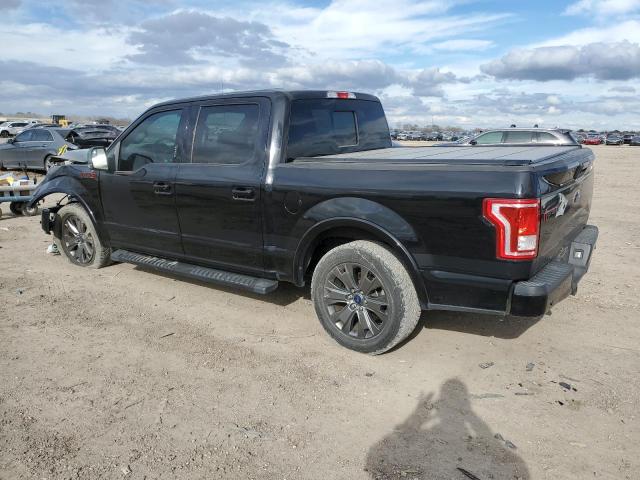 1FTEW1CF3HFB09622 - 2017 FORD F150 SUPERCREW BLACK photo 2