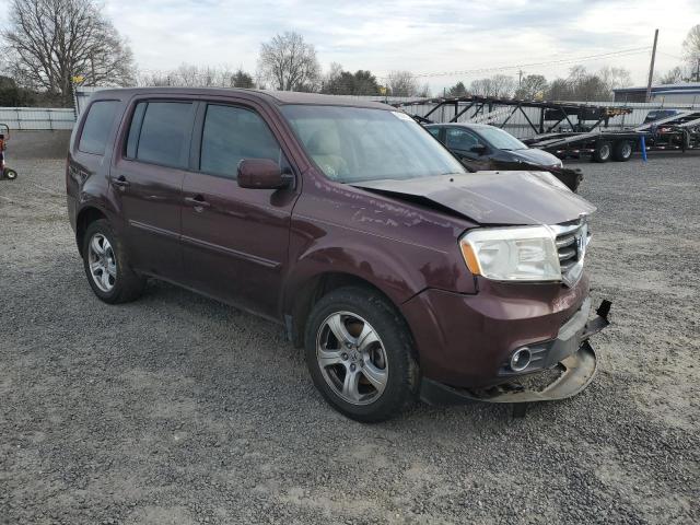 5FNYF3H49CB012017 - 2012 HONDA PILOT EX MAROON photo 4