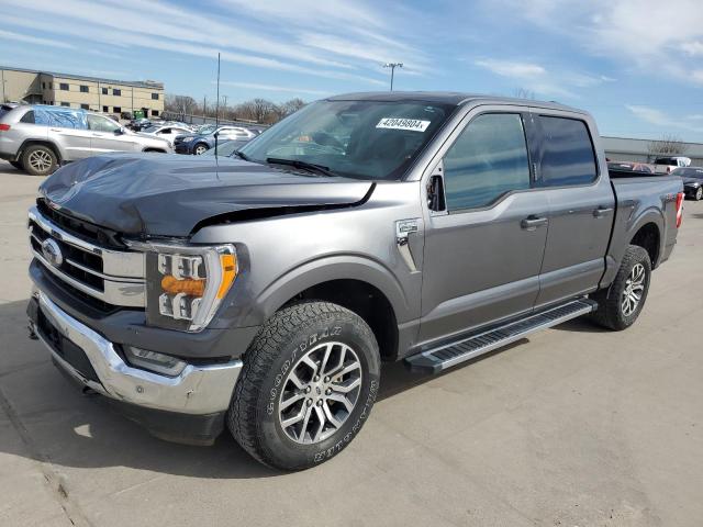 1FTFW1E88MFC39750 - 2021 FORD F150 SUPERCREW GRAY photo 1