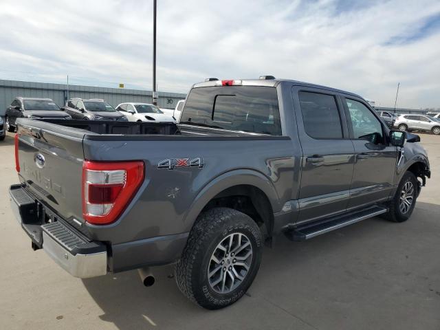 1FTFW1E88MFC39750 - 2021 FORD F150 SUPERCREW GRAY photo 3