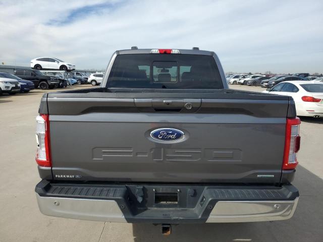 1FTFW1E88MFC39750 - 2021 FORD F150 SUPERCREW GRAY photo 6