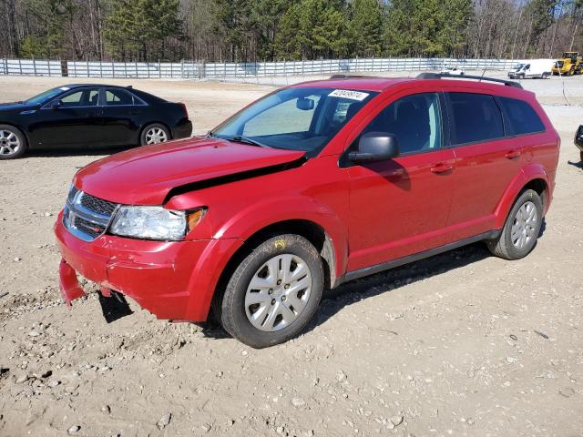 3C4PDCAB5HT524523 - 2017 DODGE JOURNEY SE RED photo 1