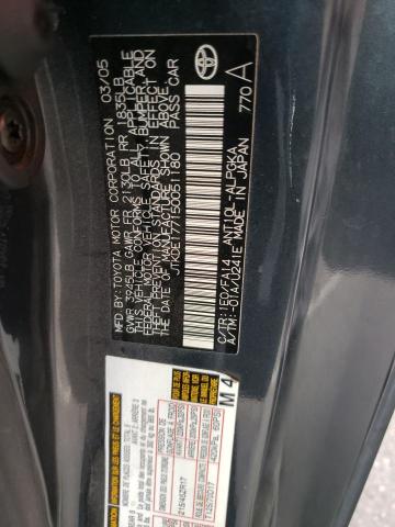 JTKDE177150051180 - 2005 TOYOTA SCION TC 灰色 照片 12