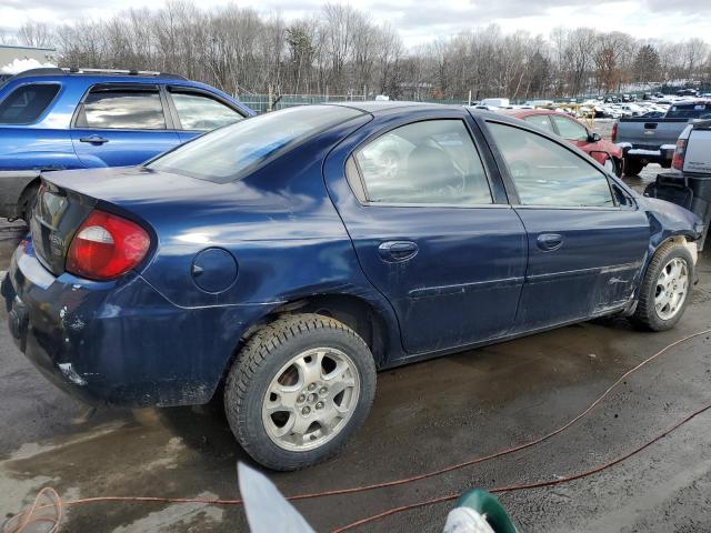 1B3ES56C85D234497 - 2005 DODGE NEON SXT BLUE photo 3