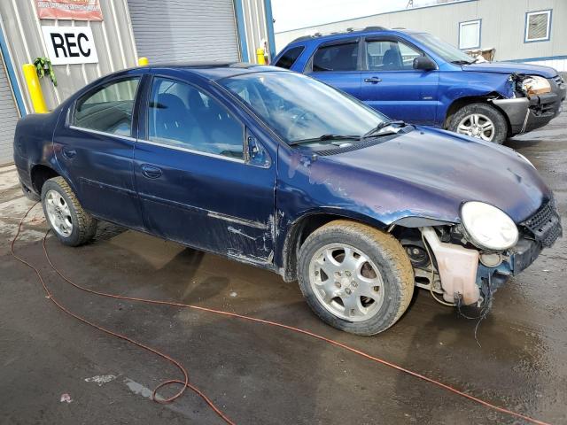 1B3ES56C85D234497 - 2005 DODGE NEON SXT BLUE photo 4