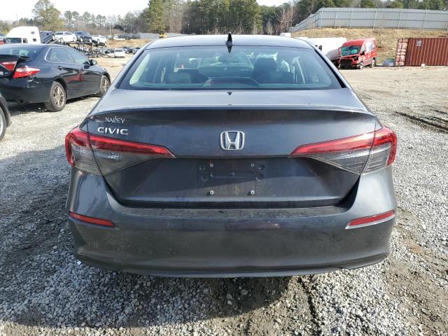 2HGFE1F75NH323728 - 2022 HONDA CIVIC EX CHARCOAL photo 6