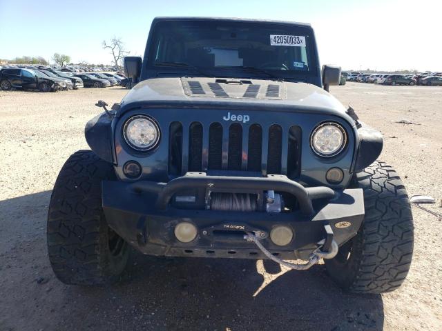 1J4FA24197L202439 - 2007 JEEP WRANGLER X GRAY photo 5