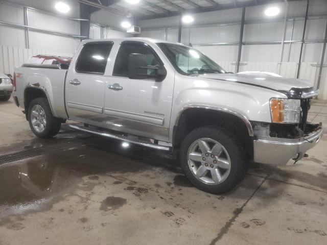 3GTRKWE32AG162670 - 2010 GMC SIERRA K1500 SLT SILVER photo 4