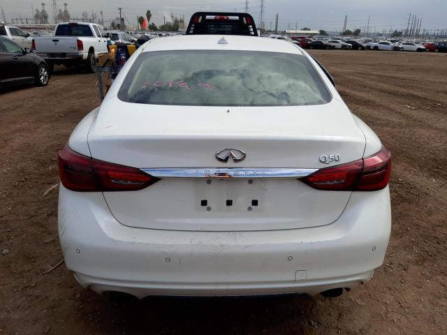 JN1EV7APXLM207457 - 2020 INFINITI Q50 PURE WHITE photo 6