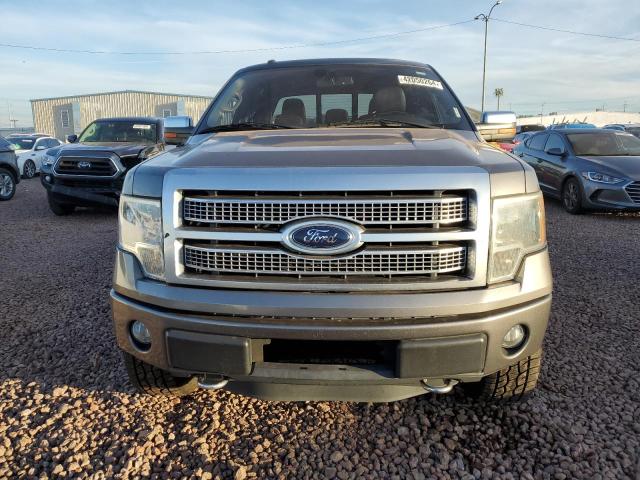 1FTFW1ET2BFB77893 - 2011 FORD F150 SUPERCREW GRAY photo 5