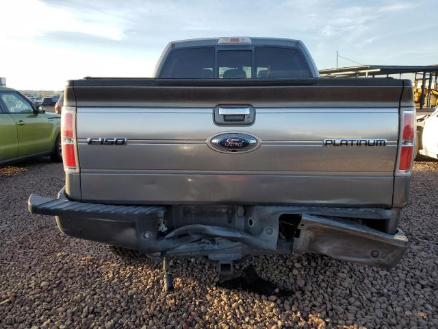 1FTFW1ET2BFB77893 - 2011 FORD F150 SUPERCREW GRAY photo 6