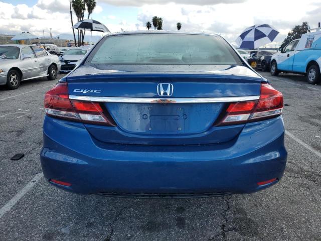 19XFB2F52FE266980 - 2015 HONDA CIVIC LX BLUE photo 6