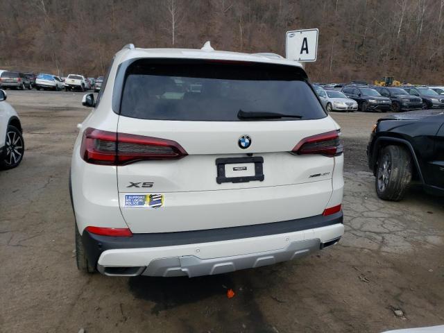 5UXCR6C05M9H72448 - 2021 BMW X5 XDRIVE40I WHITE photo 6