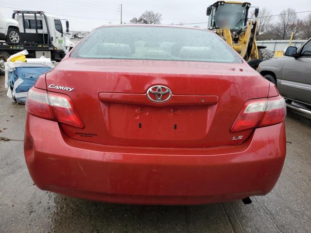 4T4BE46K09R080031 - 2009 TOYOTA CAMRY BASE RED photo 6