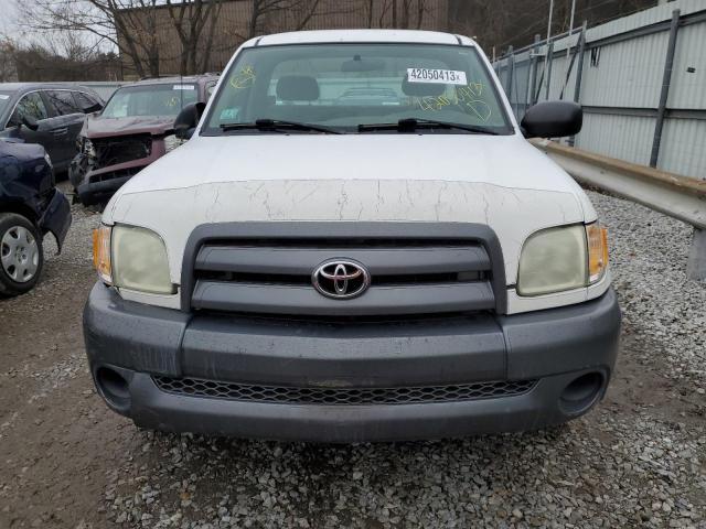 5TBJN32104S448683 - 2004 TOYOTA TUNDRA WHITE photo 5