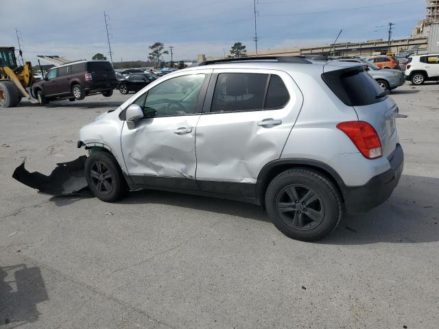 3GNCJLSBXFL242601 - 2015 CHEVROLET TRAX 1LT GRAY photo 2