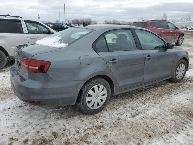 3VW267AJ2GM387162 - 2016 VOLKSWAGEN JETTA S GRAY photo 3