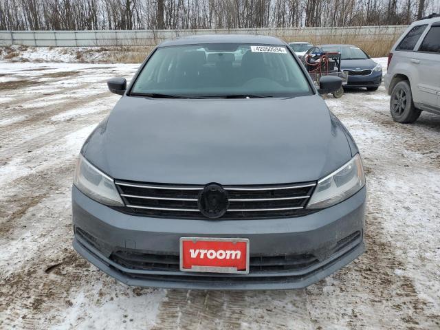 3VW267AJ2GM387162 - 2016 VOLKSWAGEN JETTA S GRAY photo 5