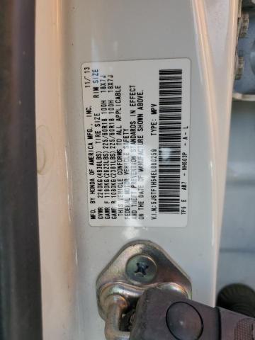 5J6TF1H54EL000259 - 2014 HONDA CROSSTOUR EXL Ağ foto 12