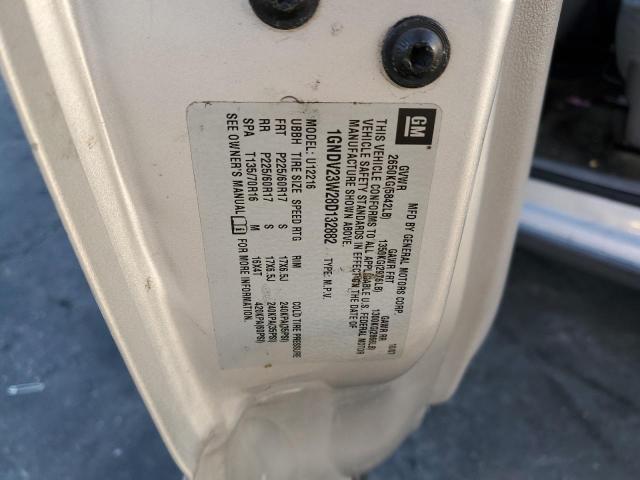 1GNDV23W28D132882 - 2008 CHEVROLET UPLANDER LS 银色 照片 13