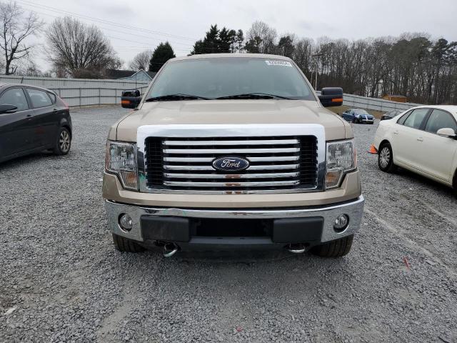 1FTFW1EF2BFC02611 - 2011 FORD F150 SUPERCREW BEIGE photo 5