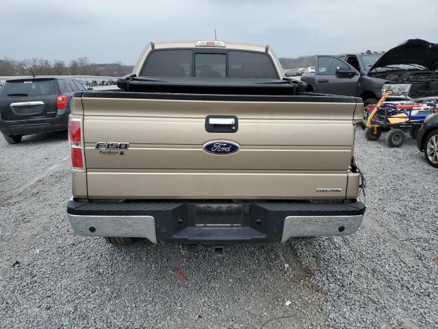 1FTFW1EF2BFC02611 - 2011 FORD F150 SUPERCREW BEIGE photo 6