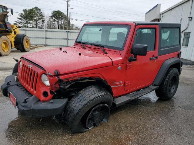 1C4AJWAG9CL272100 - 2012 JEEP WRANGLER SPORT RED photo 1