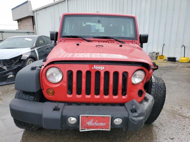 1C4AJWAG9CL272100 - 2012 JEEP WRANGLER SPORT RED photo 5