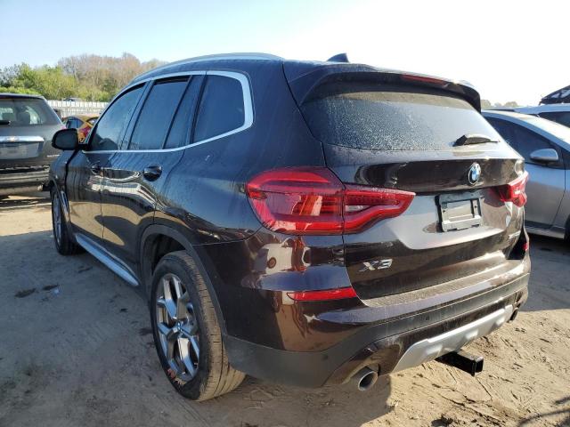 5UXTY3C05L9B49203 - 2020 BMW X3 SDRIVE30I BURGUNDY photo 2