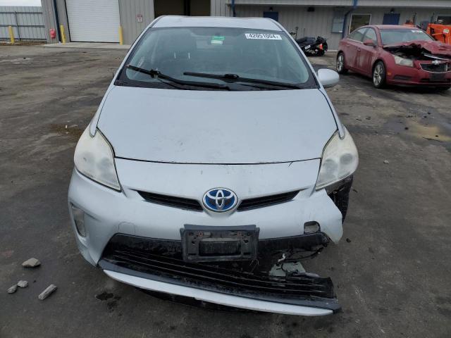 JTDKN3DU8C5479820 - 2012 TOYOTA PRIUS SILVER photo 5