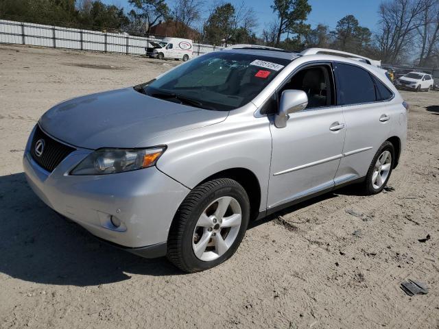 2T2BK1BA0CC149139 - 2012 LEXUS RX 350 SILVER photo 1