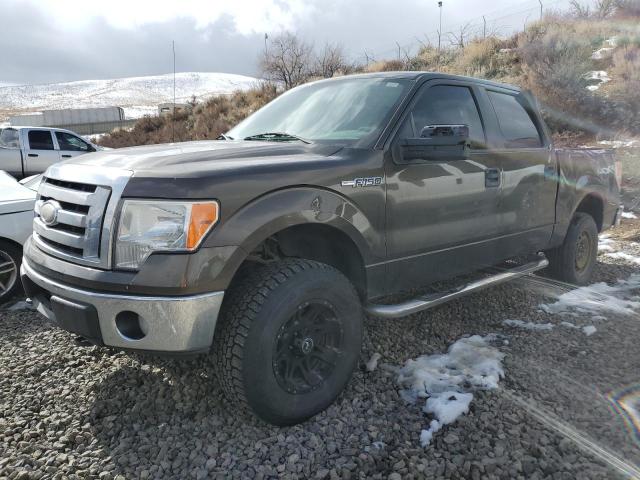 1FTRW14819FA31831 - 2009 FORD F150 SUPERCREW BROWN photo 1