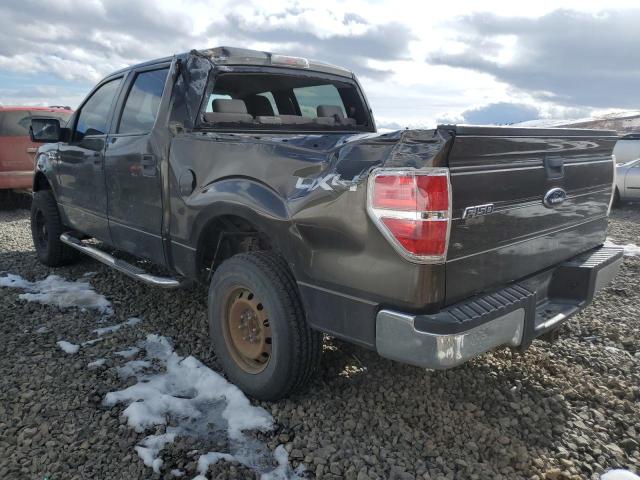 1FTRW14819FA31831 - 2009 FORD F150 SUPERCREW BROWN photo 2