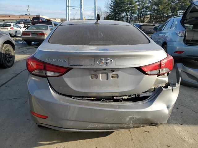 KMHDH4AHXFU382721 - 2015 HYUNDAI ELANTRA SE SILVER photo 6