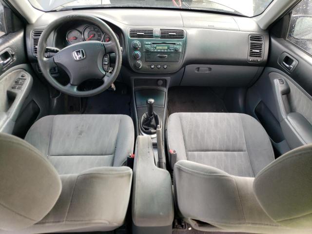 2HGES15544H572119 - 2004 HONDA CIVIC LX GRAY photo 8