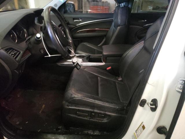 5FRYD4H48GB022215 - 2016 ACURA MDX TECHNOLOGY WHITE photo 7