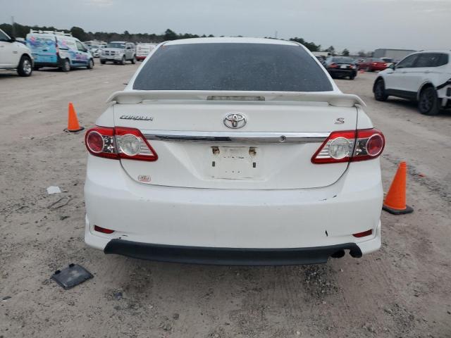 5YFBU4EE6DP129400 - 2013 TOYOTA COROLLA BASE WHITE photo 6