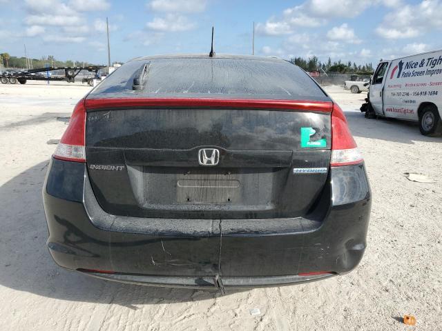 JHMZE2H58BS001035 - 2011 HONDA INSIGHT LX BLACK photo 6