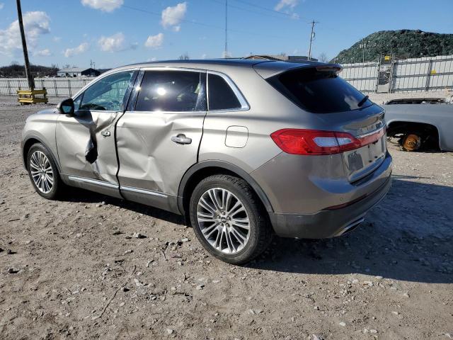 2LMTJ6LR0GBL45366 - 2016 LINCOLN MKX RESERVE BROWN photo 2