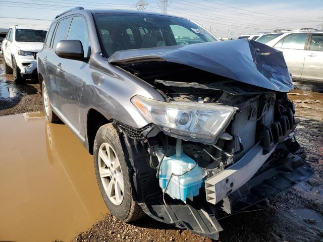 5TDBK3EH2DS245839 - 2013 TOYOTA HIGHLANDER BASE Graphite photo 4