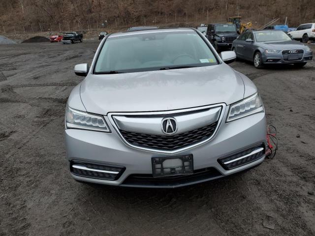 5FRYD4H42EB004631 - 2014 ACURA MDX TECHNOLOGY SILVER photo 5