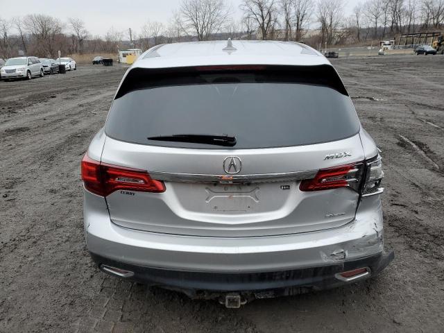 5FRYD4H42EB004631 - 2014 ACURA MDX TECHNOLOGY SILVER photo 6