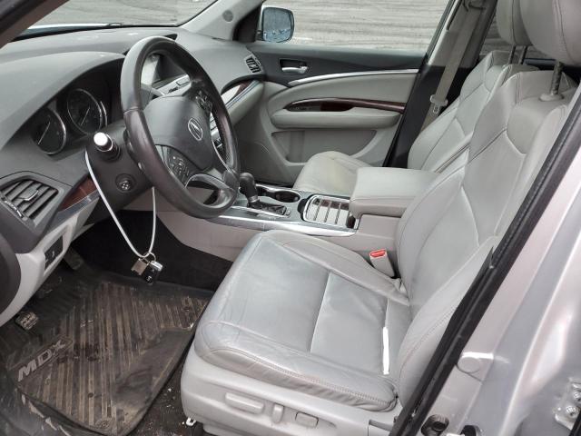 5FRYD4H42EB004631 - 2014 ACURA MDX TECHNOLOGY SILVER photo 7