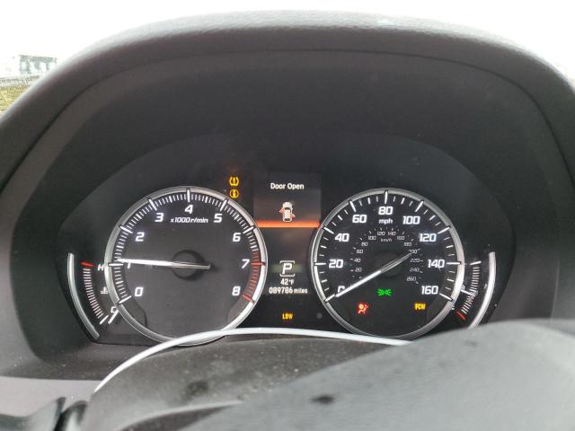 5FRYD4H42EB004631 - 2014 ACURA MDX TECHNOLOGY SILVER photo 9