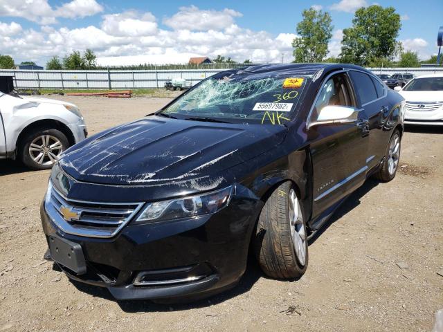 2G1165S3XF9134108 - 2015 CHEVROLET IMPALA LTZ BLACK photo 2